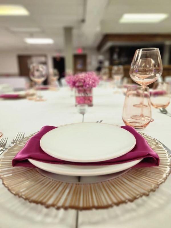 Rose-Gold Glass 13″ Charger Plate