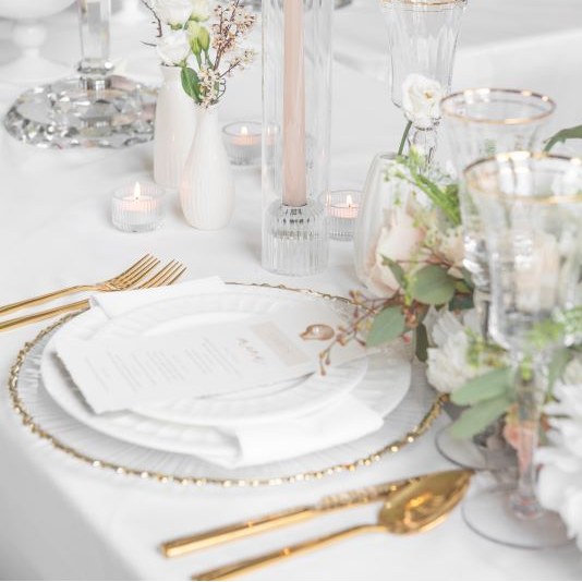 Wavy Rim Gold Charger Plate (4)