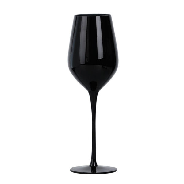White wine glass-Black
