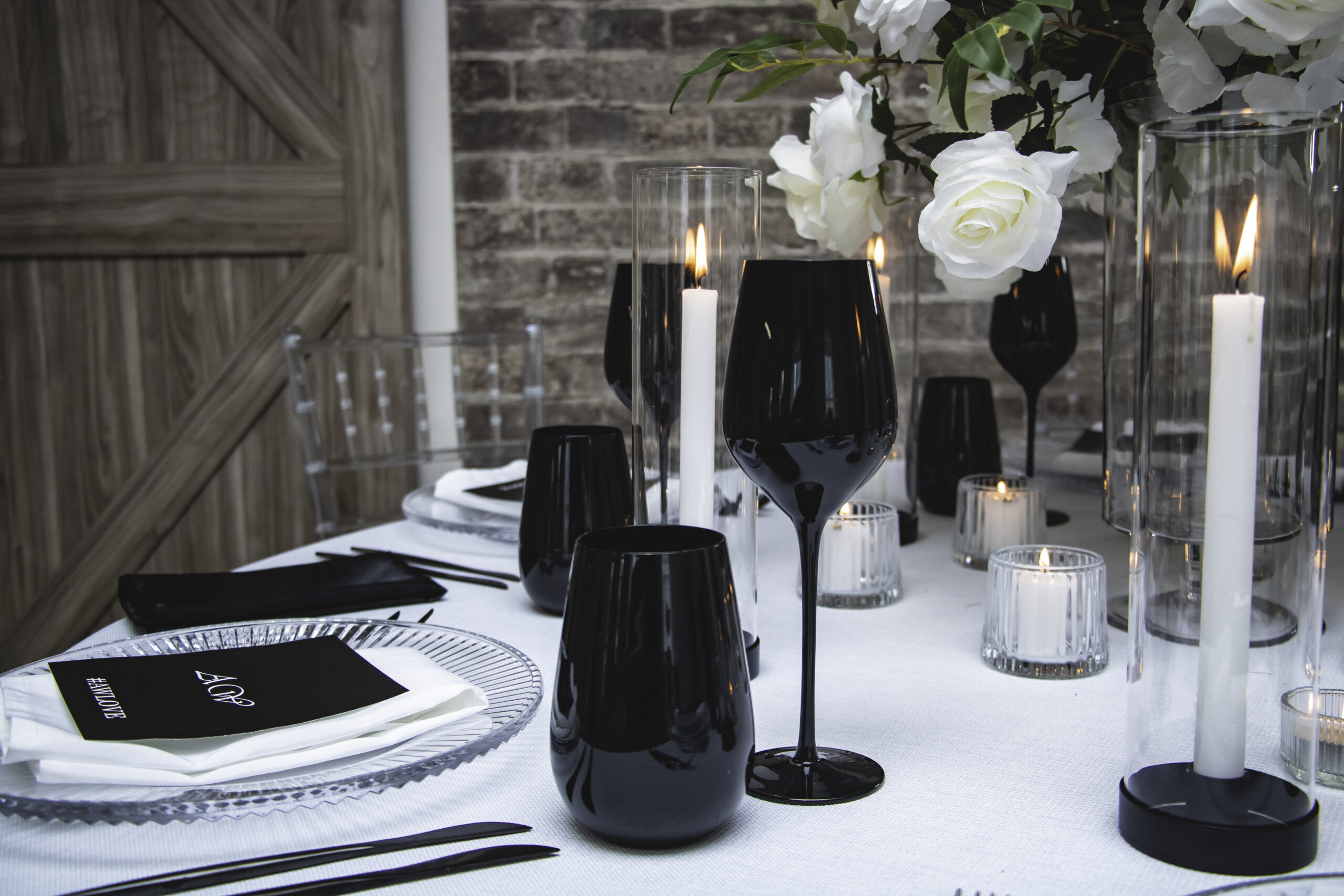 White wine glass-Black - Image 3