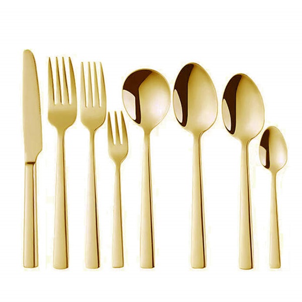 gold dinner set