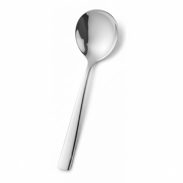 silver soup spoon