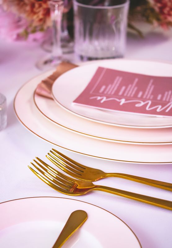 Blush Radiance Charger Plate – Bone China 1