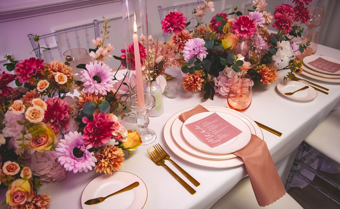 Blush Radiance Charger Plate – Bone China 1