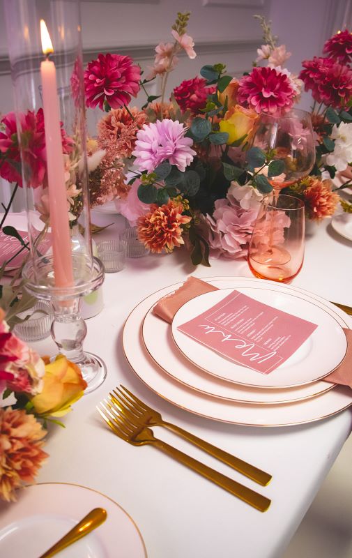 Blush Radiance Charger Plate – Bone China 1