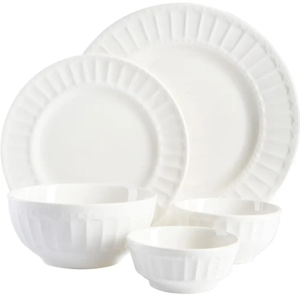 White Ceramic Dinner Set