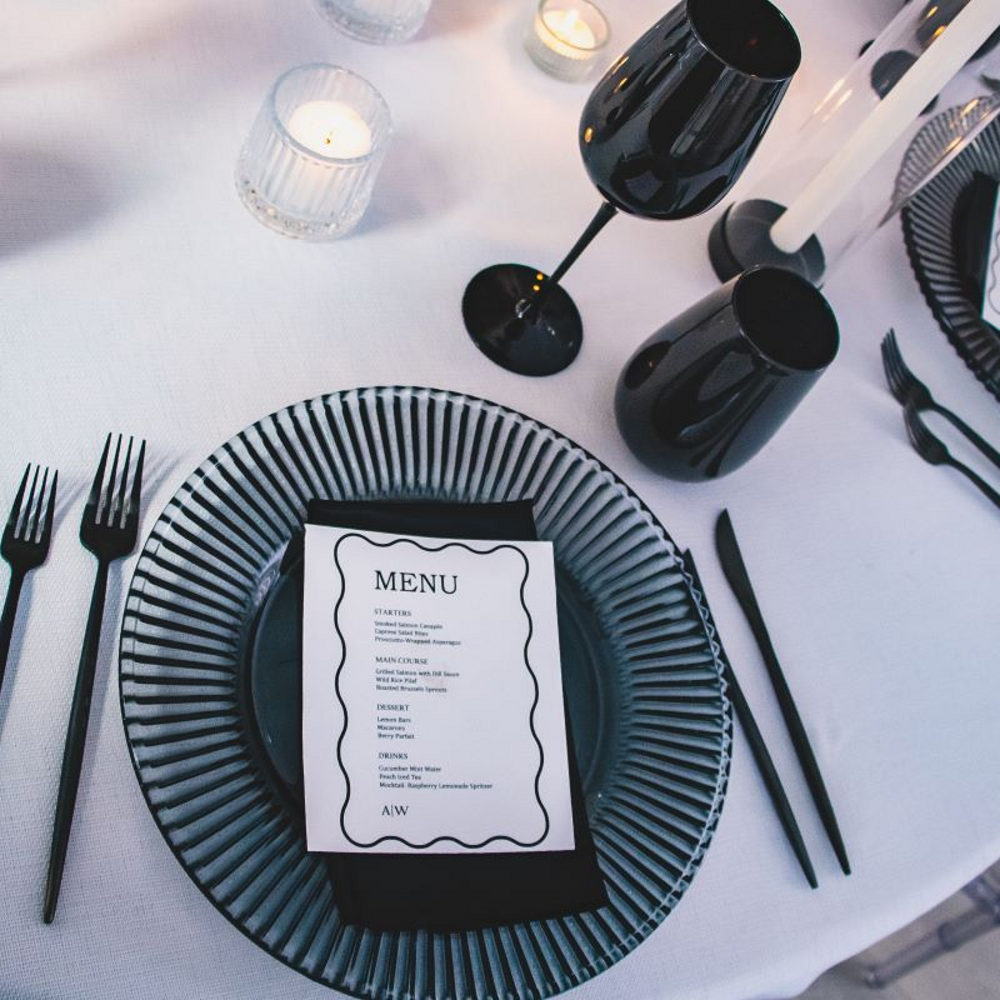 Smoky Quartz Glass Charger Plate (1)