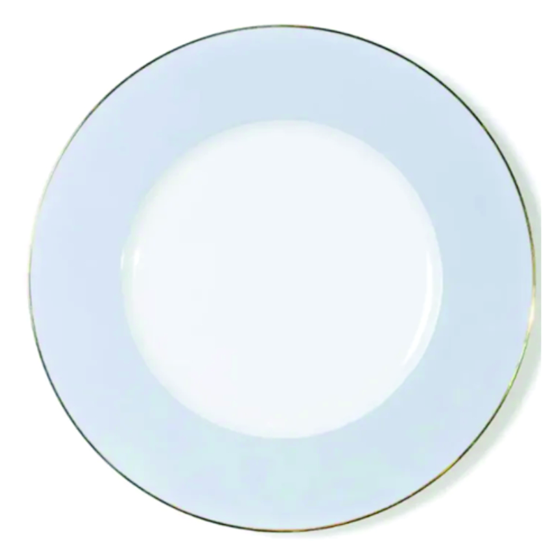Azure Elegance Charger Plate-Bone China