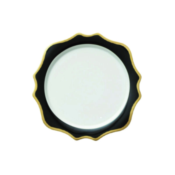 Diana Salad Plate Black