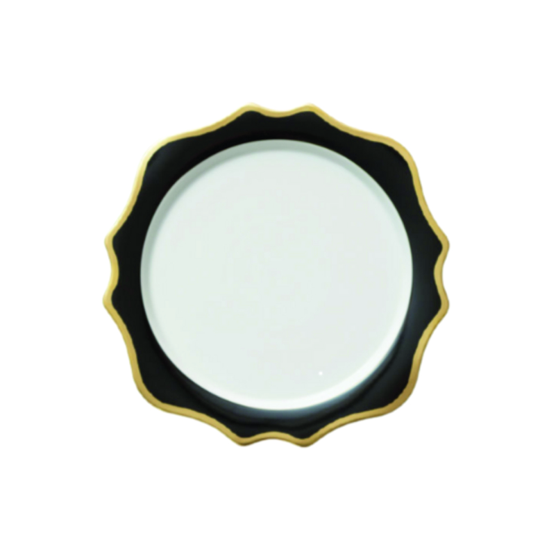 Diana Salad Plate Black