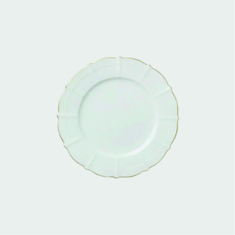 Elizabeth Bread Plate White-Bone China
