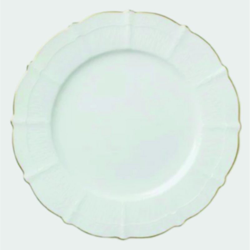 Elizabeth Charger Plate White-Bone China