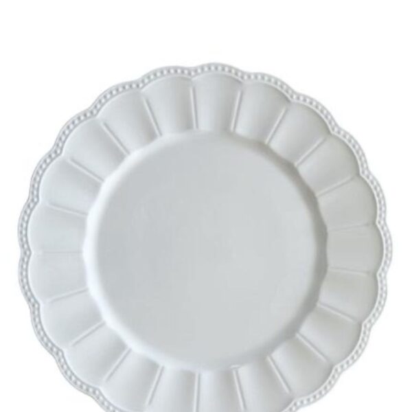 Maison lace white ceramic Dinner plate Canada