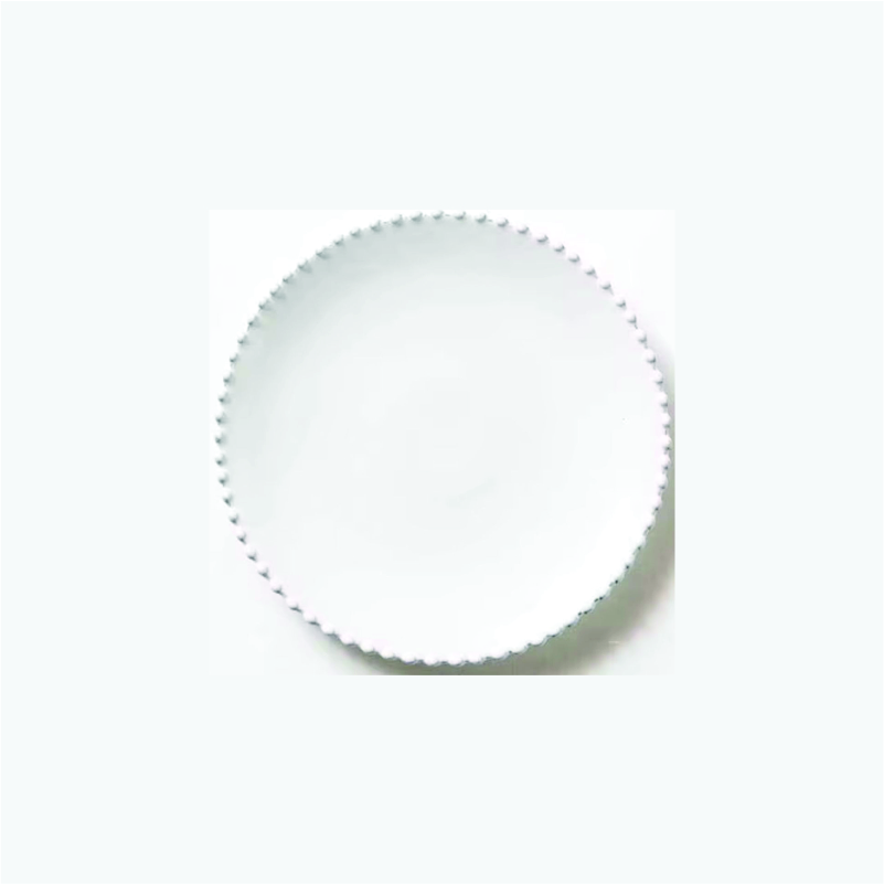 pearl rim classic bread plate