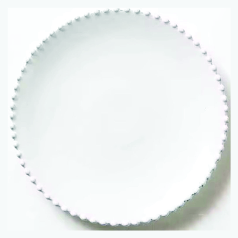 pearl rim classic charger plate