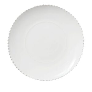 pearl rim classic white ceramic dinner plate Canada