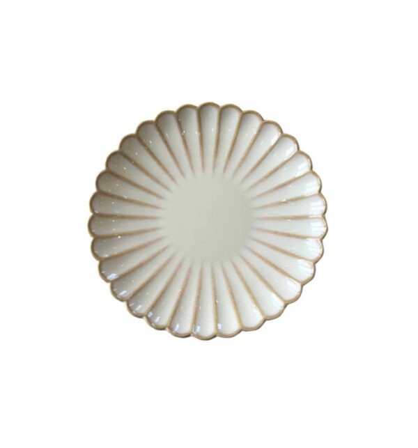 Radiance Petal Ceramic Bread Plate