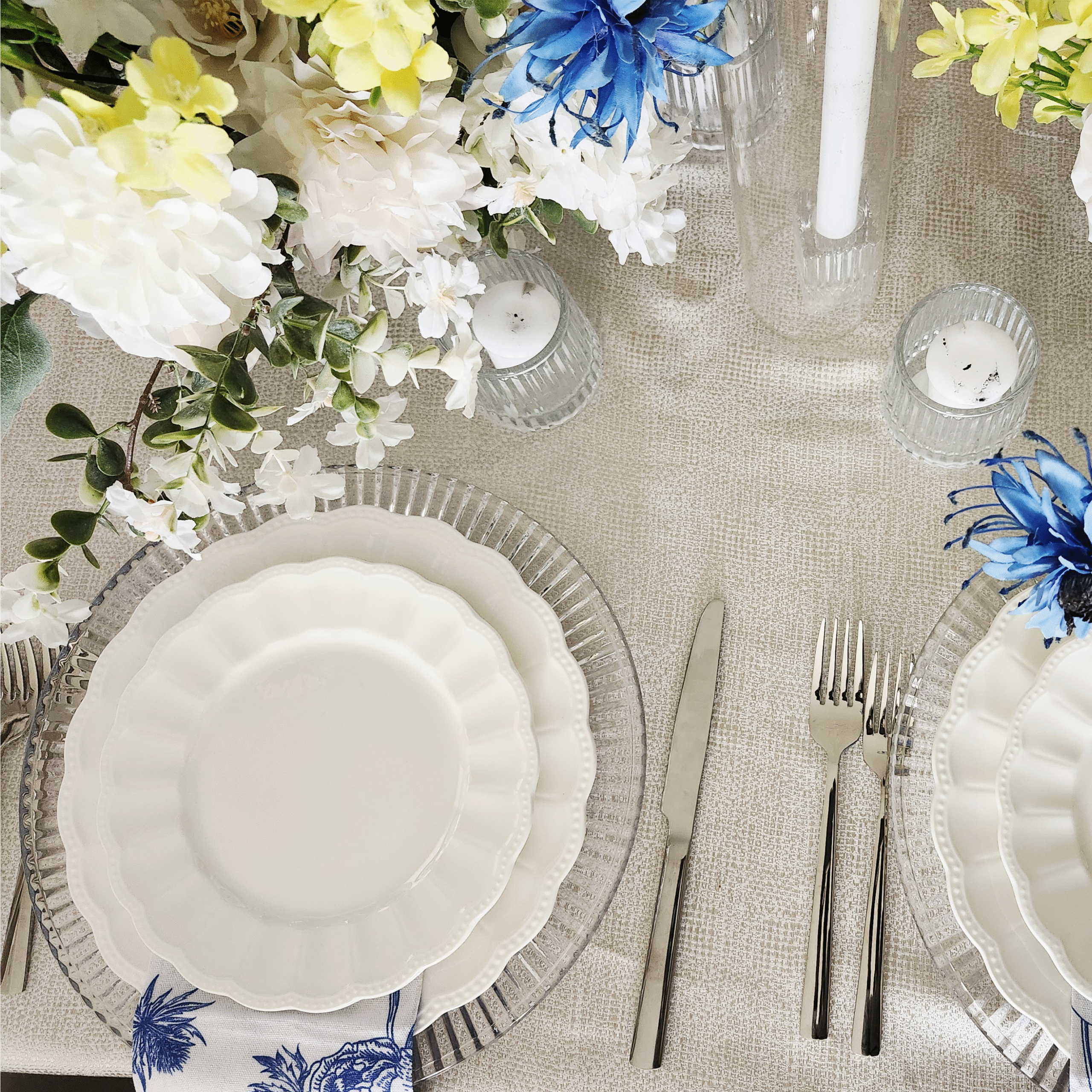 Maison Lace 8.4" Salad Plate - White - Image 4