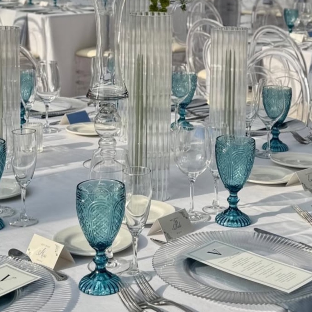 Coloured Goblet - Blue - Image 2