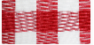 Print Gingham Red/White